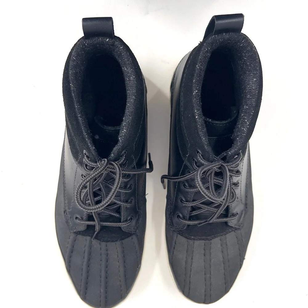 Vans Sk8-Hi Del Pato MTE Mens Duck Boot Black Leather Suede All Weather 11